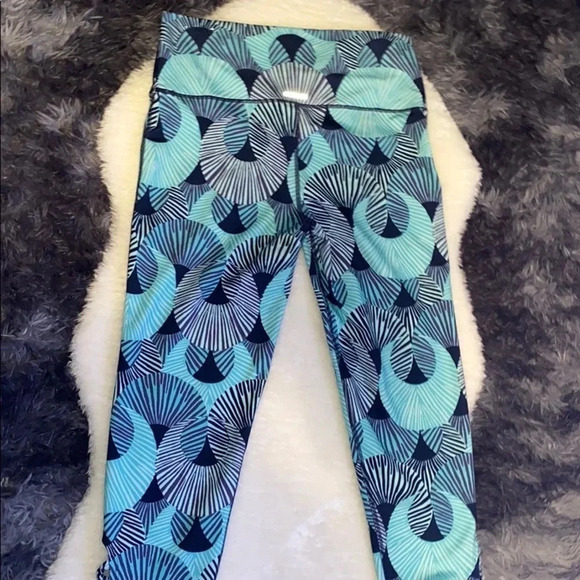 AERIE  Aqua Women High waisted crop Leggings - Picture 2 of 11
